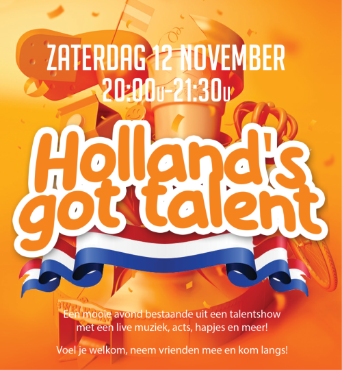 Hollands got talent - 12 november 2022 banner website